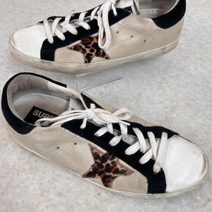 Golden Goose Super-Star Low-Top Sneakers - Size 39 - rare colorway